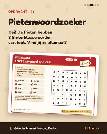 Opdrachtkaart uit de 6+ versie